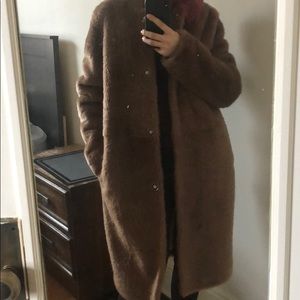 Alpaca Fur Coat Brand New Made In Italy